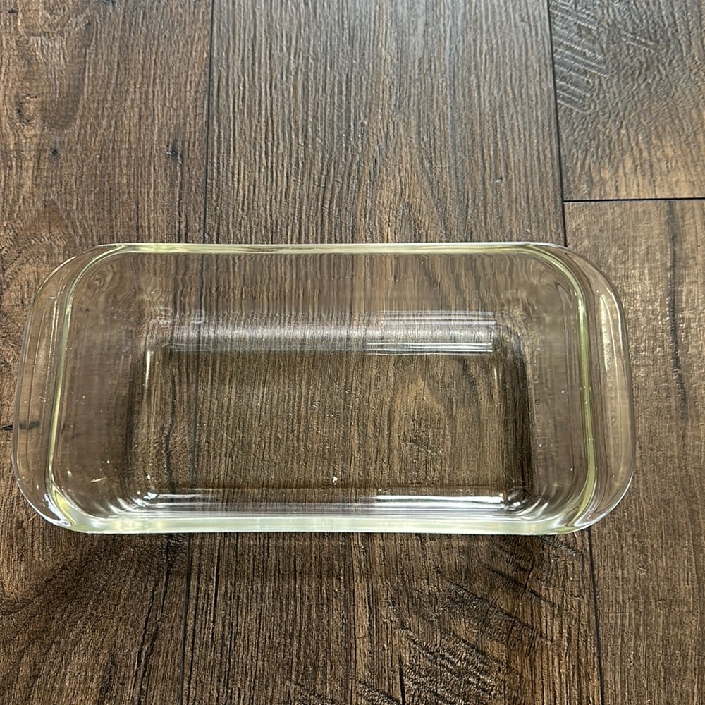 Vintage Pyrex 213 Loaf Pan Clear 1.5 Quart